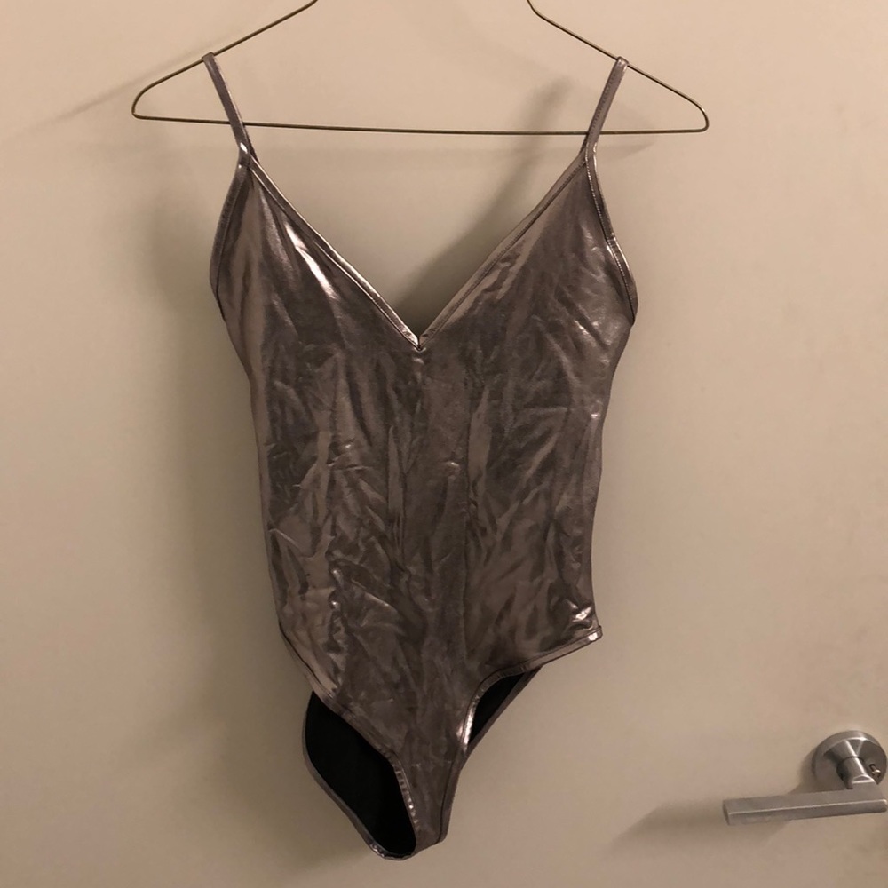 Metallic Zara Leotard